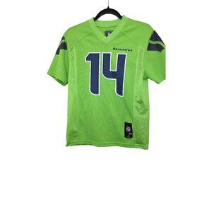 Seattle Seahawks Youth DK Metcalf #14 Neon Green NFL Team Jersey Medium 10/12